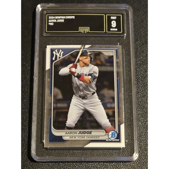 2024 Bowman Chrome #80 Aaron Judge GMA 9 - Picture 1 of 2